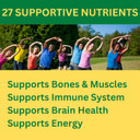 Greenfield Nutritions Halal Multivitamins For Women And Men - 60 Gelatin Free Multivitamin Tablets With 27+ Vitamin Minerals, A, B12, C, D3, Iron And Zinc - Supports Immunity Bone And Overall Health