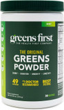 Greens First Original Greens Powder - 49 Superfoods - Organic Fruits & Veggies - Prebiotics, Probiotics & Digestive Enzymes - Antioxidant Smoothie - Dairy Free, Vegan & Non-Gmo (Mint, 30 Servings)