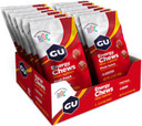 Gu Energy Chews, Fruit Punch Energy Gummies With Electrolytes, Vegan, Gluten-Free, Kosher, Caffeine Free, And Dairy-Free On-The-Go Energy For Any Workout, 12 Bags (24 Servings Total)