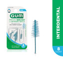Gum Proxabrush Go-Betweens Refills - Wide - Compatible With Gum Permanent Handle - Reusable Interdental Brushes - Soft Bristled Dental Picks, 8 Count