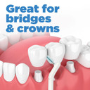 Gum Proxabrush Go-Betweens Refills - Wide - Compatible With Gum Permanent Handle - Reusable Interdental Brushes - Soft Bristled Dental Picks, 8Ct(6Pk)