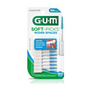 Gum Soft-Picks Wider Space, Easy To Use Dental Picks For Teeth Cleaning And Gum Health, With Convenient Carry Case, Dentist Recommended Dental Floss Picks, 50Ct (6Pk)
