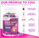 Hair, Skin & Nails Vitamins For Women - Biotin 5000Mcg To Support Hair Growth With Argan Oil, Collagen & Hyaluronic Acid, Beautiful, Stronger Skin, Hair & Nails Vitamin Supplement - 120 Softgels