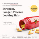 Hairtamin Advanced Formula Hair Vitamins For Women & Men | Vegan 5000 Mcg Biotin Capsules Vitamin Supplement | Hair Skin And Nail Capsule Supplement To Promote Hair Growth & Thickness | 90 Count