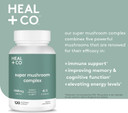Heal + Co. Super Mushroom Complex 120 Capsules