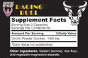 Healthy 'N Fit Raging Bull Mega Orchic - 120 Capsules (40 Day Supply) Premium Raw Orchic Glandular, Increase T Naturally