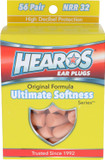 Hearos Ultimate Softness Series Ear Plugs, Beige, 56 Pair