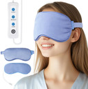 Heated Eye Mask For Dry Eyes, Washable Silky Cover Mask For Warm Eye Compress, Eye Fatigue, Migraine, Tension, Stress, 45 Mins Auto-Off