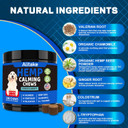 Hemp Calming Chews For Dogs - Dog Calming Treats Anxiety Relief 100% Golden Ratio Of Natural Ingredients Calming Dog Treats, Aid With Separation, Barking, Stress Relief, Thunderstorms (Duck)