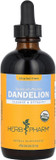 Herb Pharm Certified Organic Dandelion Liquid Extract For Cleansing And Detoxification, Alcohol-Free Glycerite, 4 Ounce