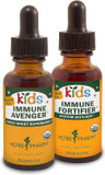 Herb Pharm Kids Alcohol-Free Immune Fortifier, 1 Oz And Kids Alcohol-Free Immune Avenger, 1 Oz Herbal Gift Set