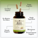 Herbal Roots Organic Black Cohosh Root | Extra Strength | Menopause And Menstrual Support For Women | 90 Capsules, Vegan