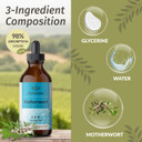 Herbamama Motherwort Tincture - Vegan Motherwort Herb Extract Calming Drops For Women'S Support - Non-Gmo, Alcohol & Sugar-Free Liquid Relaxation Supplement, 56-Day Supply