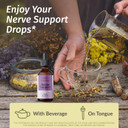 Herbamama Nerve Support Supplement - Vegan Nerve Support Formula With Ashwagandha & Bacopa Monnieri For Brain - Non-Gmo, Alcohol & Sugar-Free Daily Calming Drops For Adults, 28-Day Supply