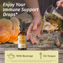 Herbamama Super Immune Mushroom Supplement - Vegan 8-Mushroom Complex Blend With Reishi, Lion'S Mane, Cordyceps & Chaga Extract - Non-Gmo, Alcohol-Free, Sugar-Free Immunity Drops, 56-Day Supply