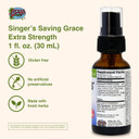 Herbs Etc. Singer'S Saving Grace Extra Strength - Herbal Remedy Spray Aids Throat Comfort & Health - Soothing Hydrating Throat Support - Throat Relief Spray With Licorice - 1 Fl Oz (About 75 Serving)