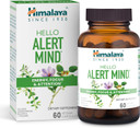 Himalaya Hello Alert Mind With L-Theanine, Ashwagandha, Bacopa, Vitamin B6 & B12, For Energy, Focus & Attention, Vegan, Gluten Free, 60 Capsules