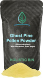 Holistic Bin Organic Pine Pollen Powder Pharmaceutical Grade, Wild Harvested, Golden California Pine Pollen | Non Gmo, No Additives | Pure Pollen Supplement Made From The Ghost Pine Tree, 20 G