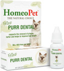 Homeopet Feline Purr Dental, Safe And Natural Tooth And Dental Care For Cats, Cat Dental Care, 15 Milliliters