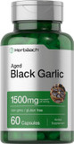 Horbäach Aged Garlic Extract Capsules 1500Mg | 60 Count | Fermented Supplement | Non-Gmo, Gluten Free