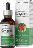 Horbäach Cayenne Pepper Drops | 2 Fl Oz Liquid Extract | Vegetarian, Alcohol Free Tincture | Non-Gmo, Gluten Free Supplement