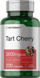 Horbäach Tart Cherry Extract Capsules | 3600Mg | 220 Pills | Non-Gmo, Gluten Free | Traditional Herbal Supplement