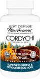 Host Defense Cordychi Capsules - Energy & Immune Support Supplement - Cordyceps & Reishi Mushroom Supplement For Relaxation & Respiratory Support - Aids Against Tiredness - 120 Capsules (60 Servings)