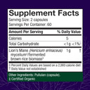 Host Defense Mushrooms Lion'S Mane - Supplement Capsules For Brain Health Support - Mushroom Support For Focus & Memory Function - Immune & Nervous System Supplement - 120 Capsules (60 Servings)