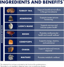 Host Defense Mycommunity Extract - 17 Species Blend Mushroom Supplement For Immune Support - Extract With Lion'S Mane, Reishi, Chaga, Cordyceps, Turkey Tail & More - 1 Fl Oz (30 Servings)