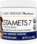 Host Defense Stamets 7 Mushroom Powder - 7 Species Blend - Mushroom Supplement For Immune Support With Royal Sun Blazei, Cordyceps, Reishi, Maitake, Lion'S Mane, Chaga & Mesima - 3.5 Oz (66 Servings)