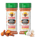 Hot Wings Seasoning Mix, 2 Bottles By Flavor God - Premium All Natural & Healthy Spice Blend For Chicken Wings & Eggs - Kosher, Low Sodium, Vegan & Gluten-Free - Great Flavor Spices And Seasoning Gift