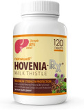 Hovenia-Rx Milk Thistle - Liver Support Supplement With 80% Silymarin Milk Thistle Seed Extract - 120 Tablets, 30 Day Supply
