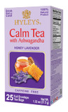 Hyleys Calm Tea With Ashwagandha - Lavender & Honey Flavor - Caffeine-Free, Herbal Tea - 25 Tea Bags - Sleepy Chamomile Bedtime Blend: Natural Herbal Tea For Deep Relaxation & Restful Sleep