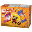 Keebler Sweet & Salty Mix, Keebler Fudge Stripes, Mother's Circus Animals, Utz Mini Cheese Balls, 1 Oz. (Pack of 12)1 Ounce (Pack of 12)