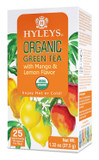 Hyleys Organic Green Tea Mango And Lemon Flavor - 25 Tea Bags