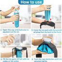 Ice Bags For Injuries Reusable: Ohuhu 3 Packs Ice Cold Packs With 2 Wrap Ice Bag Hot Water Hot & Cold Therapy Pain Relief For Knee Leg Injury No-Leak Waterproof Ice Bags 3 Sizes 6"/9"/11", Light Blue