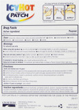 Icy Hot Topical Analgesic Small Patch (Arm, Neck & Leg), 5 Count