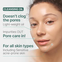 Illiyoon Gentle Deep Cleansing Oil | Lightweight Facial Cleanser With Coconut Oil & Aha/Bha For Makeup, Fragrance-Free, Sebum & Blackhead Removal, Korean Skin Care, 8.45 Fl.Oz