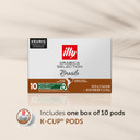 Illy Coffee, Dark Roast, K-Cup For Keurig, 100% Arabica Bean Signature Italian Blend, Premium Gourmet Roast Single Serve Drip Coffee