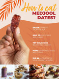 Natural Delights Medjool Dates  Large & Plump Pitted Dates Medjool, Non-Gmo Verified, Pesticide Free, Naturally Sweet Fruit Snack, Perfect For On-The-Go - Medjool Dates Pitted, 8 Oz Bag