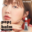 I'M Meme Lip And Cheek Tint - Pepbalm 001 Recharger | Wtih Shea Butter, Gift, Liquid Blush, Travel-Friendly, Highly Pigmented, Non-Drying, Sheer Balm Gross Tint, 0.52 Oz