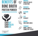 Intentionally Bare Bone Broth Collagen Peptides Powder Unflavored - Dairy Free Collagen Peptide Powder Type 1 & 3 - Pasture Raised & Grass Fed Collagen Protein Powder For Gut & Joints - 20 Servings