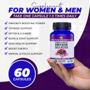 Irish Sea Moss, Organic Prebiotic Food, Over 70 Trace Minerals, Supports Healthy Elimination, Digestion And Immune Support 120 Vegan Capsules