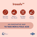 Irosolv  Ibsa Iron - Dietary Supplement  30 Mg Iron 400 Mcg Folic Acid-30 Oral Dissolving Films For Immediate Release And Tolerability - Gluten-Free, Lactose-Free, Sugar-Free, Non-Gmo