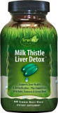 Irwin Naturals Milk Thistle Liver Detox - 60 Liquid Soft-Gels, Supports Liver Health With Dandelion, Artichoke, Turmeric & Green Beet Root - 30 Total Servings