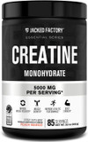 Jacked Factory Flavored Creatine Monohydrate Powder 425G - Creatine Supplement For Muscle Growth, Increased Strength, Enhanced Energy, & Improved Athletic Performance - 85 Servings, Peach Mango