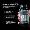 Jacked Factory Muscle Builder Supplement Stack - Build-Xt Muscle Builder & N.O. Xt Nitric Oxide Boosting Agent For Dual Support (30 Day Supply)