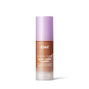Joah Crystal Glow Primedation All-In-One Liquid Foundation, Crystalide Peptide Infused, Medium Coverage, Hydrating Natural Finish, Buildable & Lightweight Formula - Light Tan Neutral