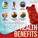Joyli Quercetin Gummies - Quercetin With Bromelain Zinc Vitamin C & Vitamin D3 - Quercetin Supplement 500Mg For Immune System & Allergy - Quercetin For Kids And Adults - 60 Quercetin Chewable