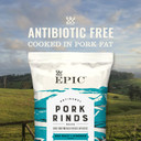 Epic Sea Salt + Vinegar Oven Baked Pork Rinds, Keto Friendly, 2.5 Oz